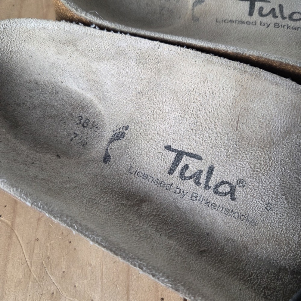 Birkenstocks Tula Black Strap Womens 7.5 38.5 - Picture 7 of 7